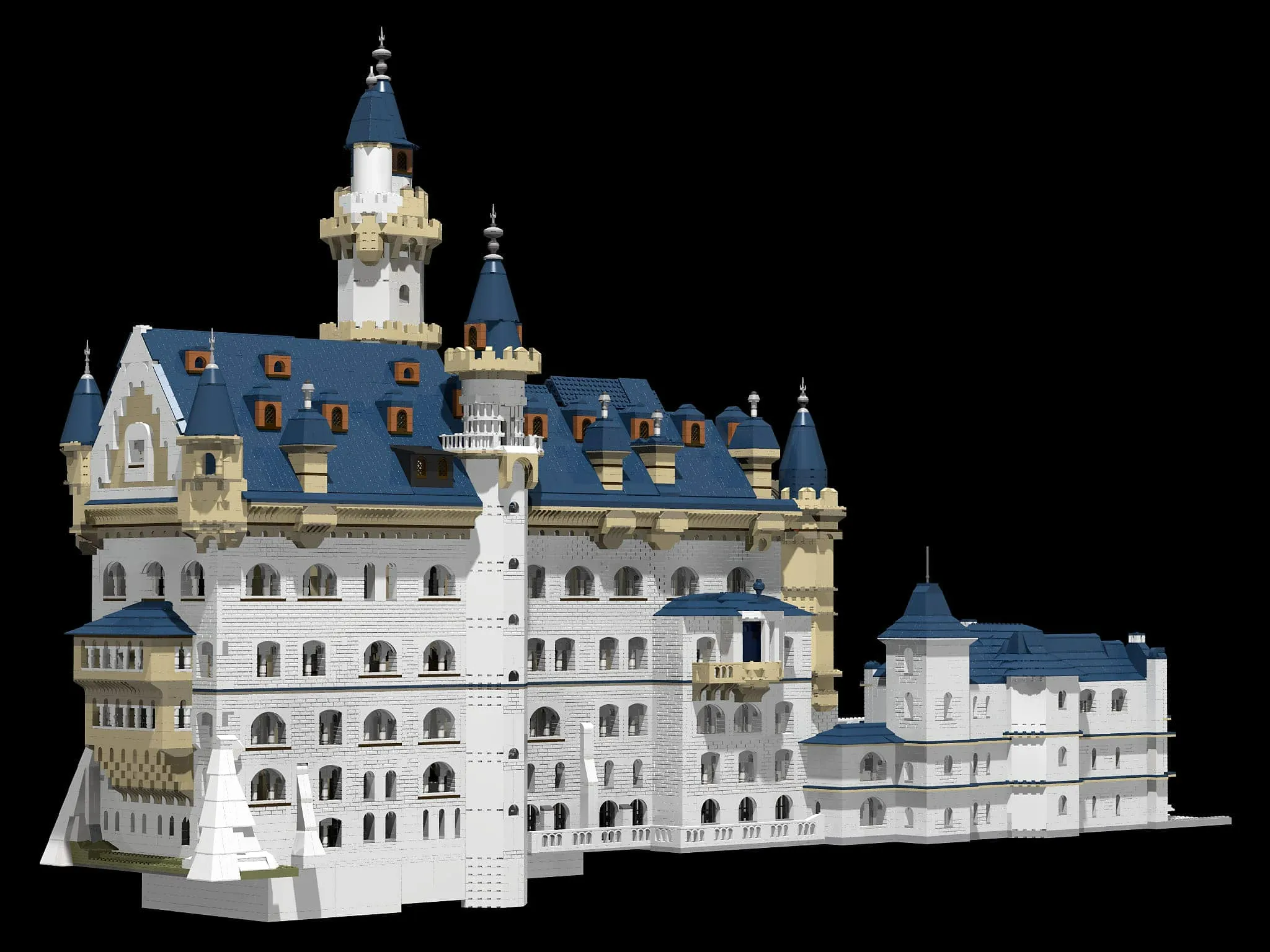 Neuschwanstein Castle Digital Art